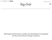 Tablet Screenshot of bigchair.com.au